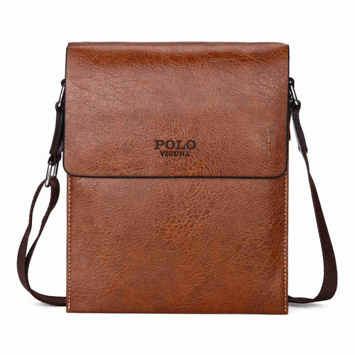 Load image into Gallery viewer, Multilayer Classic Solid Leather Shoulder Bag-men-wanahavit-Brown-wanahavit
