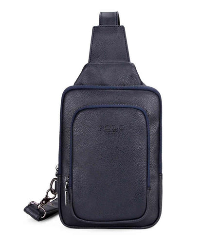 High Quality Textured Trendy Leisure Shoulder Bag-men-wanahavit-Blue-wanahavit