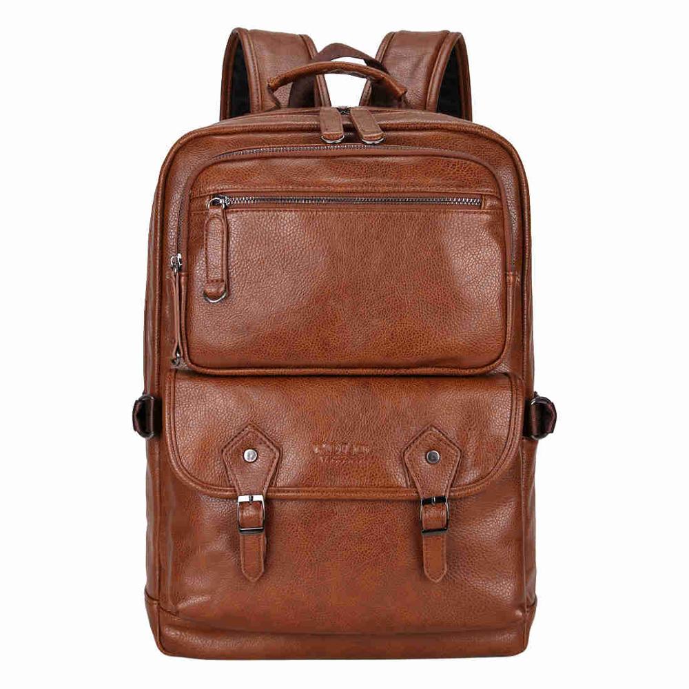 Multifunctional Breathable Leather Backpack-men-wanahavit-Brown-wanahavit