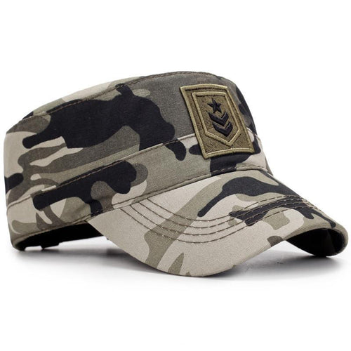 Load image into Gallery viewer, Corporal Rank Embroided Military Cap-unisex-wanahavit-CAMOUFLAGE-wanahavit
