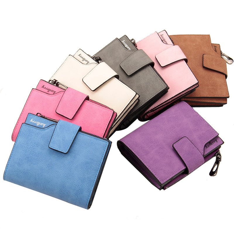 High Quality Vintage Small Leather Wallet-women-wanahavit-Pink-wanahavit