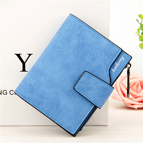 Load image into Gallery viewer, High Quality Vintage Small Leather Wallet-women-wanahavit-Blue-wanahavit
