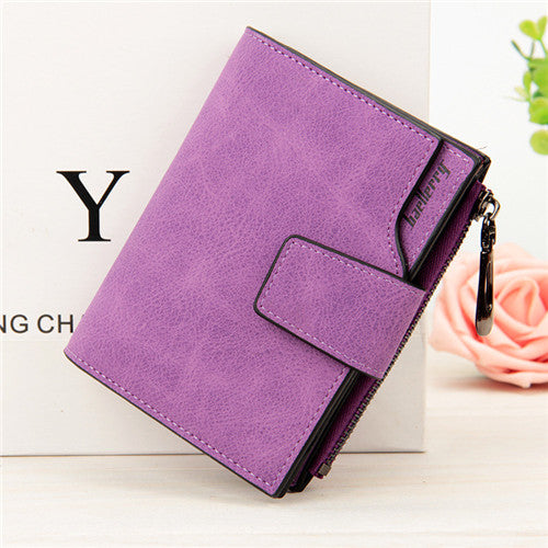 Load image into Gallery viewer, High Quality Vintage Small Leather Wallet-women-wanahavit-Lavender-wanahavit
