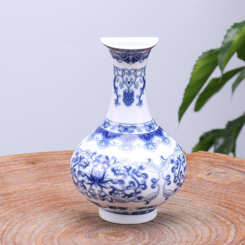 Load image into Gallery viewer, Vintage Chinese Decorative Ceramic Flower Vase-home accent-wanahavit-Design D4-wanahavit
