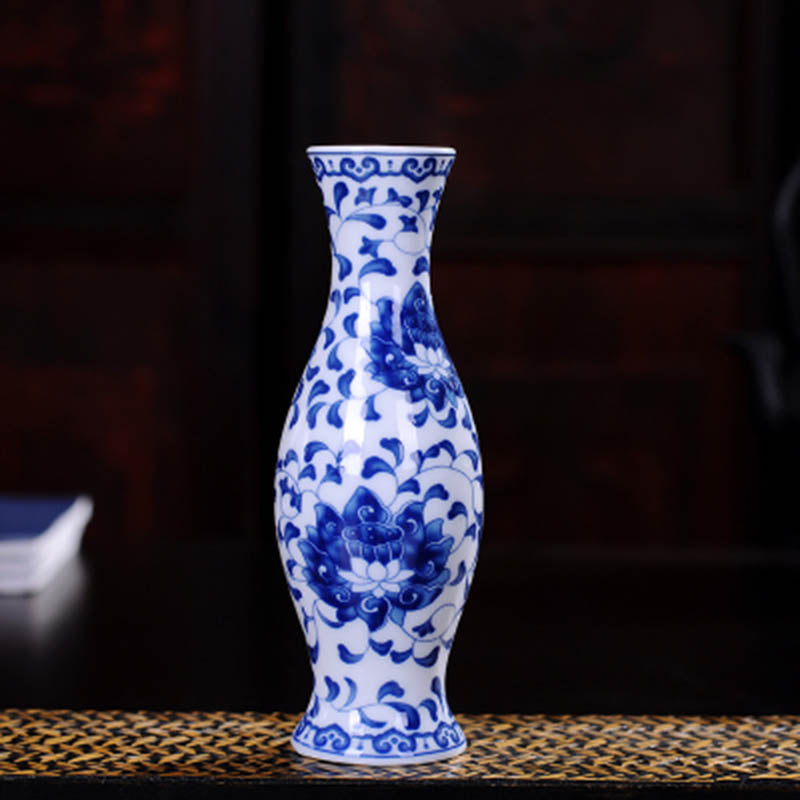 Vintage Chinese Decorative Ceramic Flower Vase-home accent-wanahavit-Design B3-wanahavit