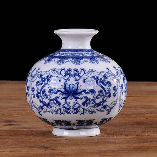 Load image into Gallery viewer, Vintage Chinese Decorative Ceramic Flower Vase-home accent-wanahavit-Design A5-wanahavit
