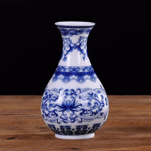 Load image into Gallery viewer, Vintage Chinese Decorative Ceramic Flower Vase-home accent-wanahavit-Design A4-wanahavit
