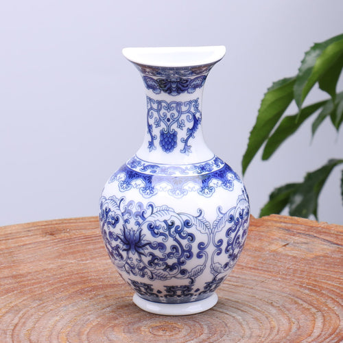 Load image into Gallery viewer, Vintage Chinese Decorative Ceramic Flower Vase-home accent-wanahavit-Design D3-wanahavit
