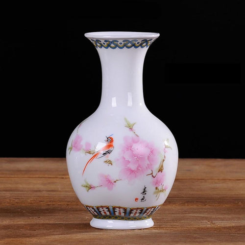 Load image into Gallery viewer, Vintage Chinese Decorative Ceramic Flower Vase-home accent-wanahavit-Design E1-wanahavit
