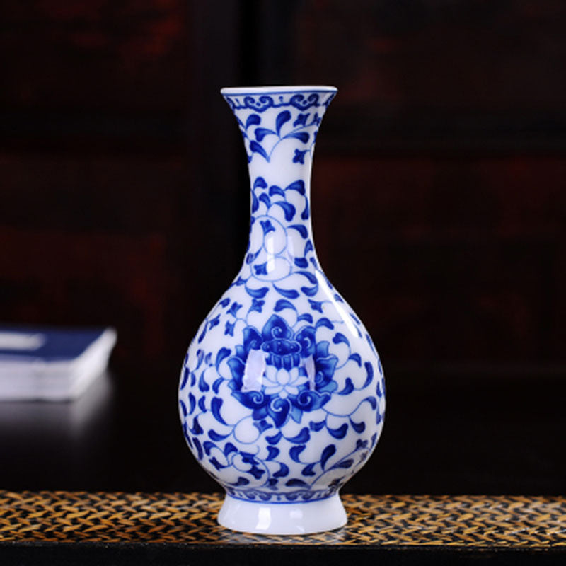 Vintage Chinese Decorative Ceramic Flower Vase-home accent-wanahavit-Design B2-wanahavit