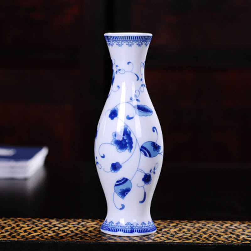 Vintage Chinese Decorative Ceramic Flower Vase-home accent-wanahavit-Design C3-wanahavit