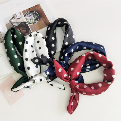 Load image into Gallery viewer, 50*50cm Silk Scarves Soft Hair Tie Neckerchief Foulard Muffler Small Square Scarf
