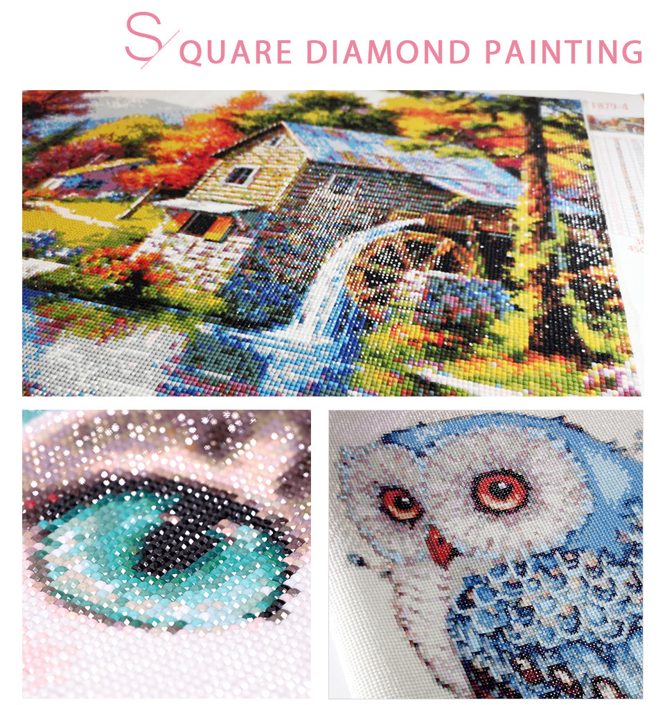 Photos Custom 5D DIY Diamond Painting Cross Stitch Diamond Embroidery Full Square Rhinestone Diamond Mosaic-home art-wanahavit-20x20cm Square Drill-wanahavit