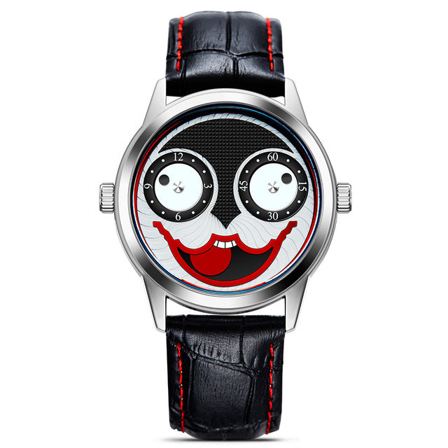 Clown Style Quartz Waterproof Wristwatch-men-wanahavit-wanahavit