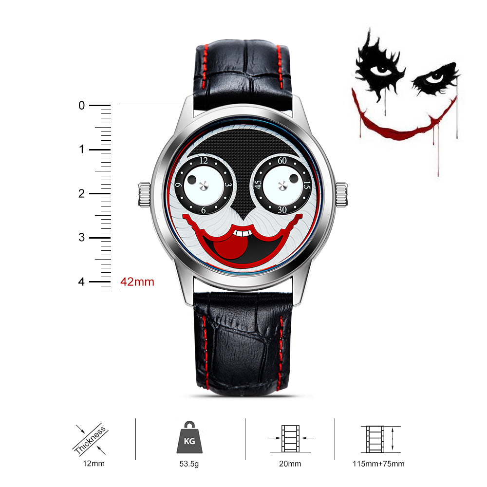 Clown Style Quartz Waterproof Wristwatch-men-wanahavit-wanahavit