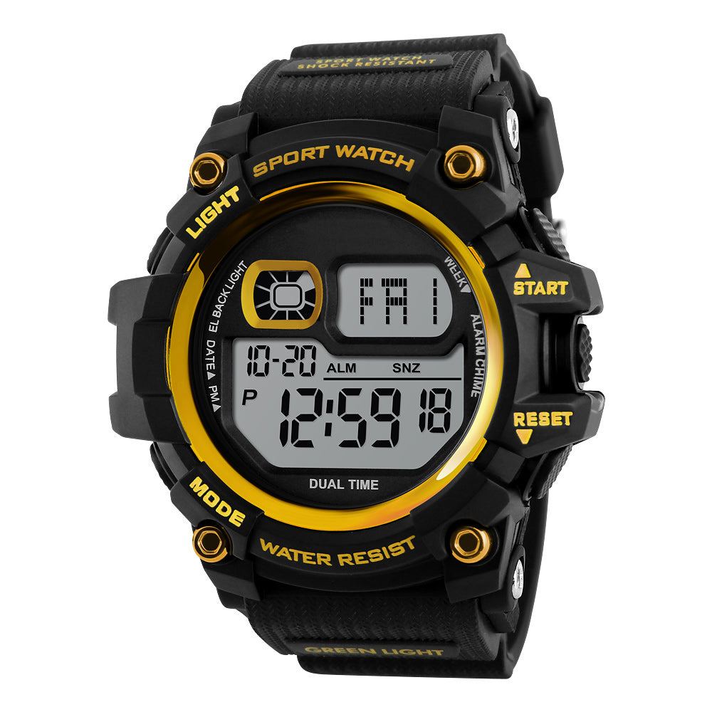 Shock Resistant LED Waterproof Wristwatch-men-wanahavit-Gold-wanahavit