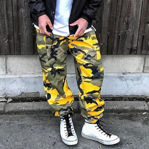Camouflage Cargo Tactical Baggy Sweatpant-men fashion & fitness-wanahavit-red-S-wanahavit