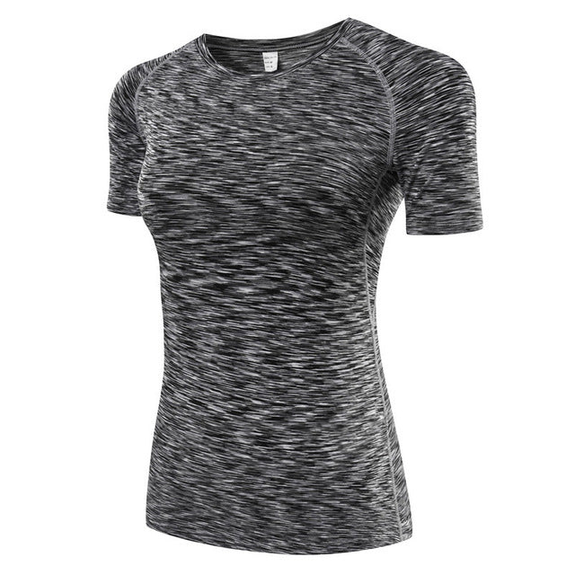 Quick Dry Short Sleeve Yoga Shirt for women fitness - wanahavit