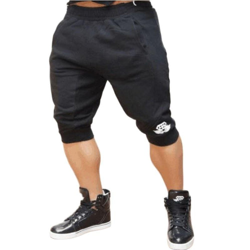 Load image into Gallery viewer, Breathable Fitness Slim Fit Shorts-men fitness-wanahavit-Black-M-wanahavit
