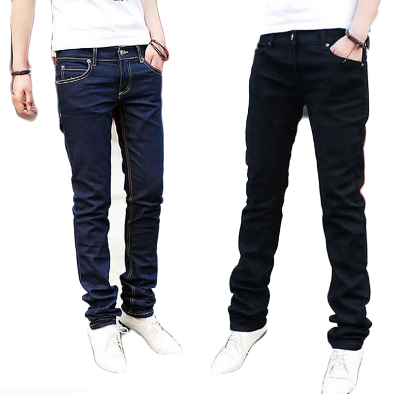 Casual Stylish Slim Fit Pencil Pants-men-wanahavit-Black-28-wanahavit