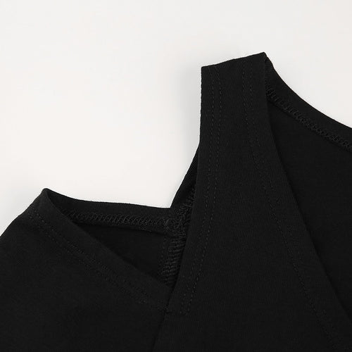 Load image into Gallery viewer, Sexy Long Sleeve Crop Top Black Elegant Harajuku Long Sleeve
