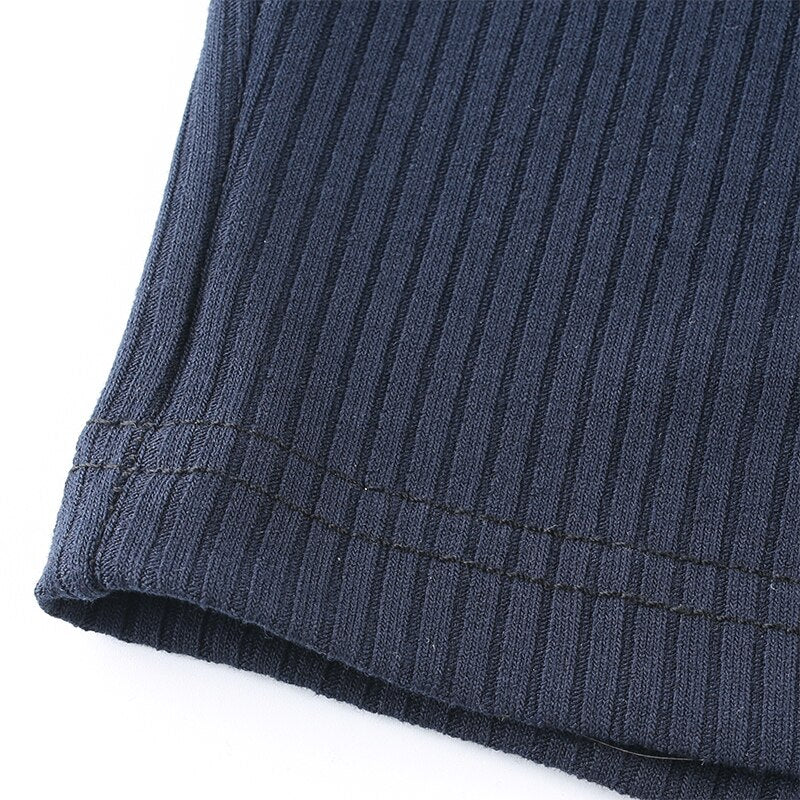 Striped Contrast Color Cardigan Summer Crop Top Zipper V Neck Short Sleeve Tees