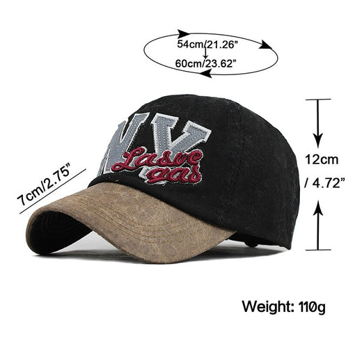 Load image into Gallery viewer, New York Las Vegas Embroidered Snapback Baseball Cap
