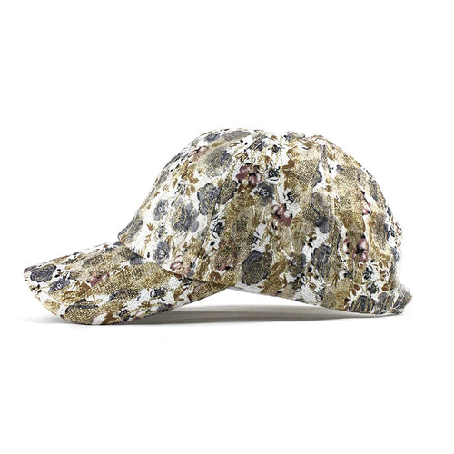 Load image into Gallery viewer, Breathable Flower Print Lace Snapback Baseball Cap
