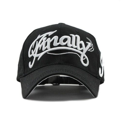 Load image into Gallery viewer, 100% Cotton Finally Embroidered Letter Baseball Cap
