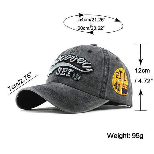 Load image into Gallery viewer, Discovery Embroidered Snapback Baseball Cap
