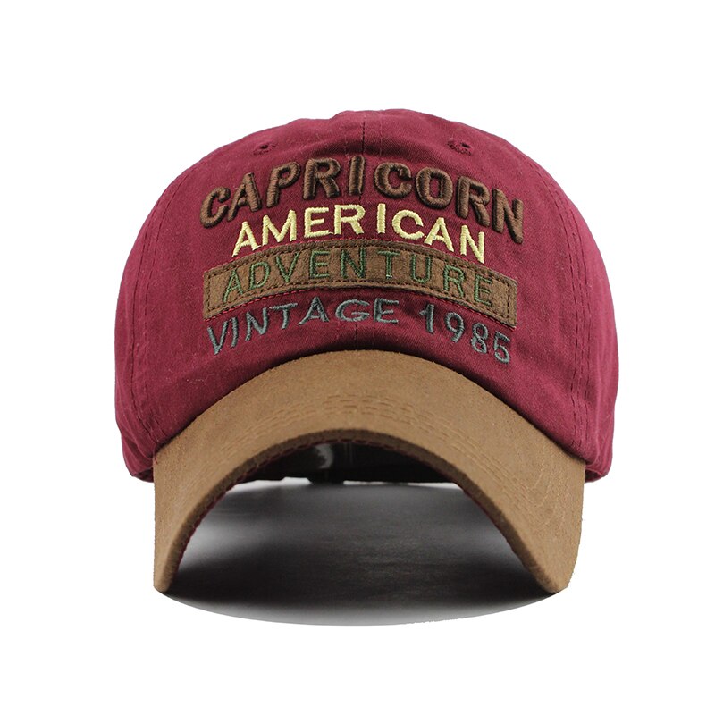 Capricorn American Adventure Vintage Embroidered Baseball Cap