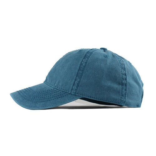 Load image into Gallery viewer, 100% Washed Cotton Solid Color Snapback Baseball Cap
