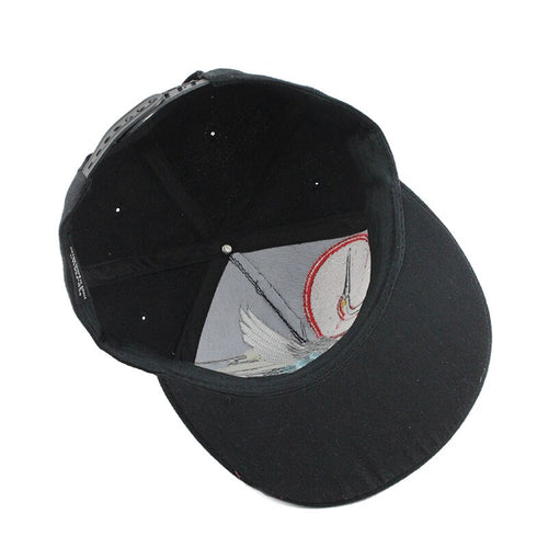 Load image into Gallery viewer, Bird Embroidery Street Style Snapback Hip Hop Cap
