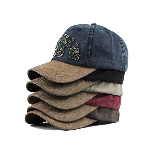 Load image into Gallery viewer, Brooklyn 35 Washed Cotton Snapback Baseball Cap
