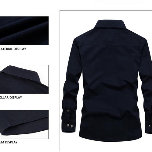 Load image into Gallery viewer, Military Quick-drying Tactical Clothing Outdoor Camping Turn-down Collar Long Sleeve Shirt
