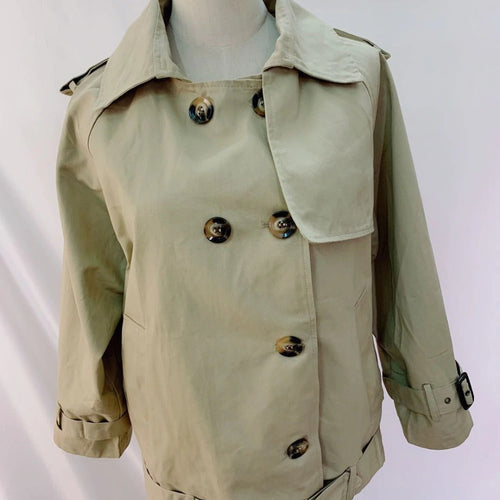 Load image into Gallery viewer, Double Breasted Plus size Winter Vintage Oversize Trench Coat
