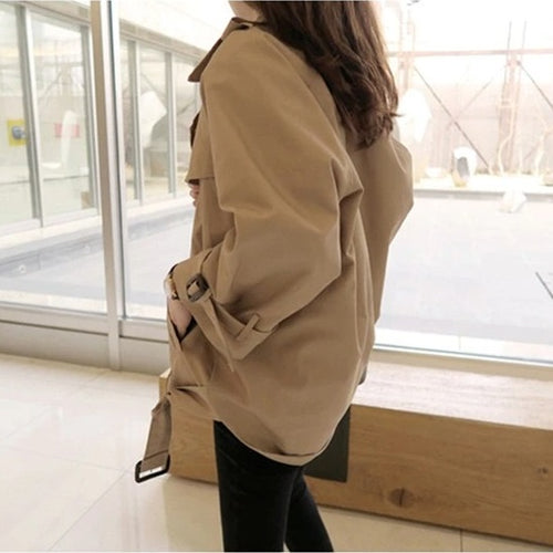 Load image into Gallery viewer, Double Breasted Plus size Winter Vintage Oversize Trench Coat
