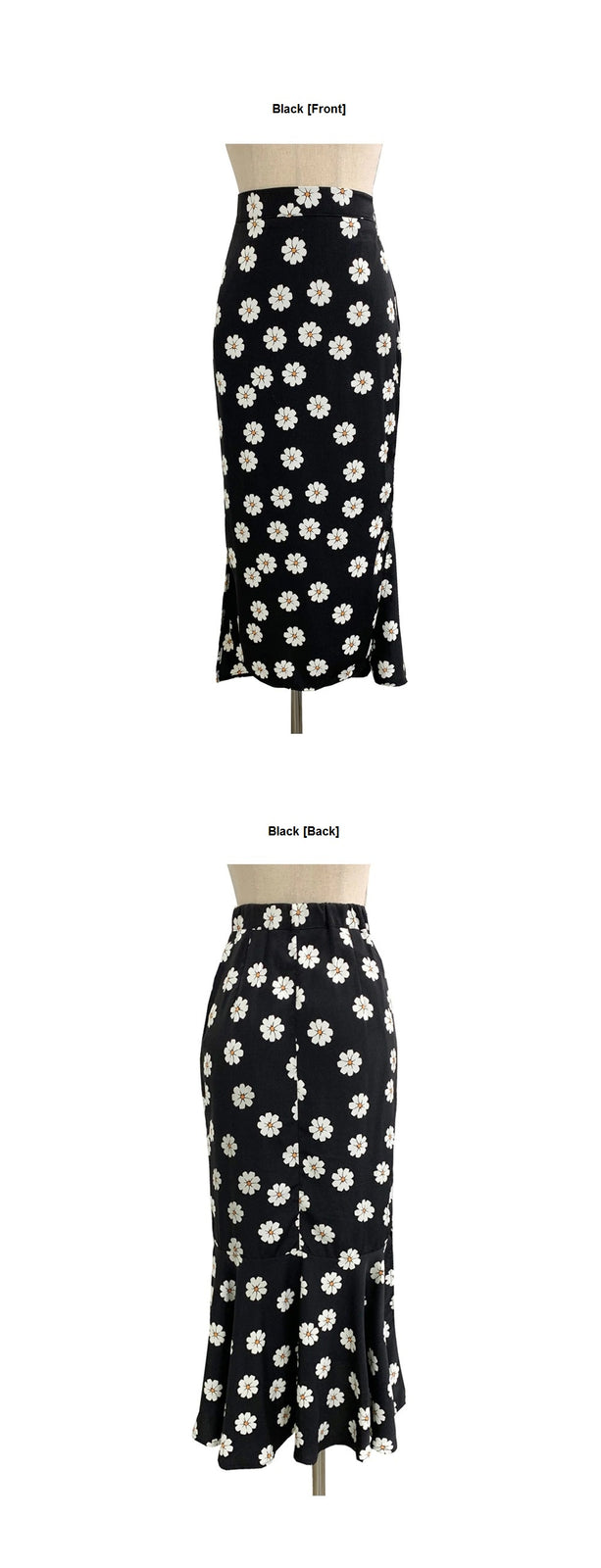 Summer two piece suits high waist long print  A Line skirts short sleeves Tops