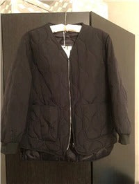Loose Baseball Cotton-Padded Coat Bubble Solid Oversized Jacket