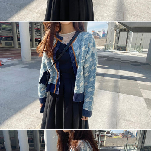 Load image into Gallery viewer, Oversize Vintage Knitted Loose Winter Sweater Cardigan
