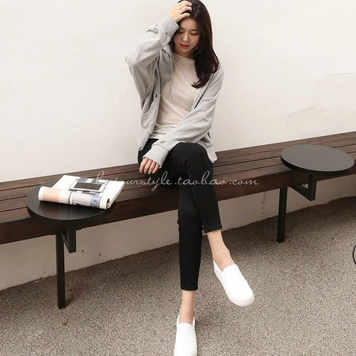 Load image into Gallery viewer, Sexy Elastic Korean Style Slim Long Sleeve
