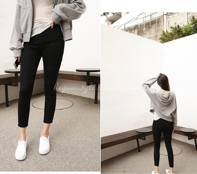 Sexy Elastic Korean Style Slim Long Sleeve