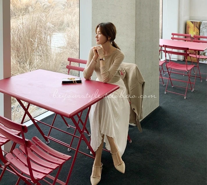Spring Sexy Elastic Korean Style Skinny Slim Fit Long Sleeve Tops #2216