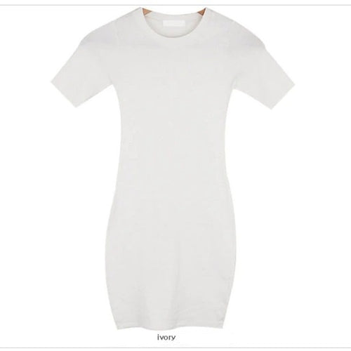 Load image into Gallery viewer, Summer Cotton Linen Casual Short Sleeve Vintage Solid Dress
