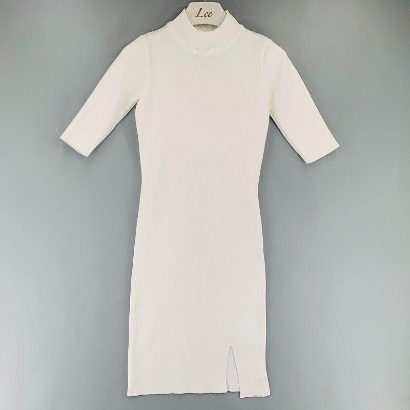 Summer Casual Vintage Solid Boho Long Sleeve Dress