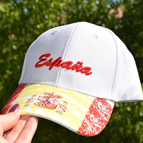 Load image into Gallery viewer, España Spanish Letter Embroidery Baseball Adjustable Snapback Cap
