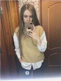 V neck Girls Pullover Autumn Winter Pink Knitted Sweaters Sleeveless Vest