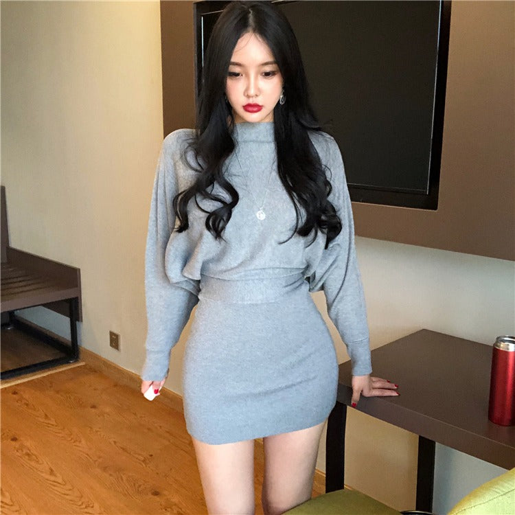 Knitted Long Maxi Oversize Elastic Bodycon Summer Sexy Slim Dress