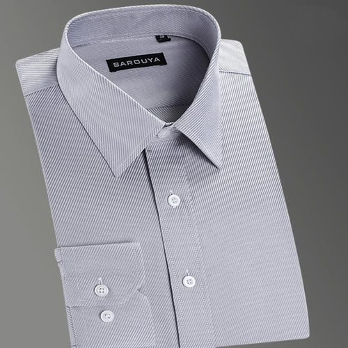 Load image into Gallery viewer, High Quality Stripe Twill Long Sleeve Shirt #XW1XX-men-wanahavit-XW10305-S-wanahavit
