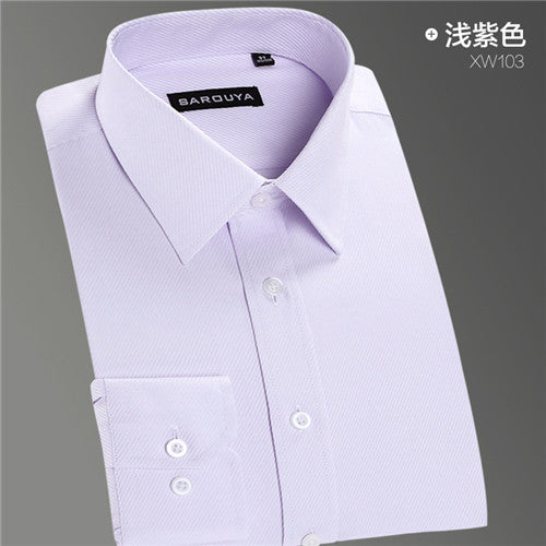 High Quality Stripe Twill Long Sleeve Shirt #XW1XX-men-wanahavit-XW10304-S-wanahavit